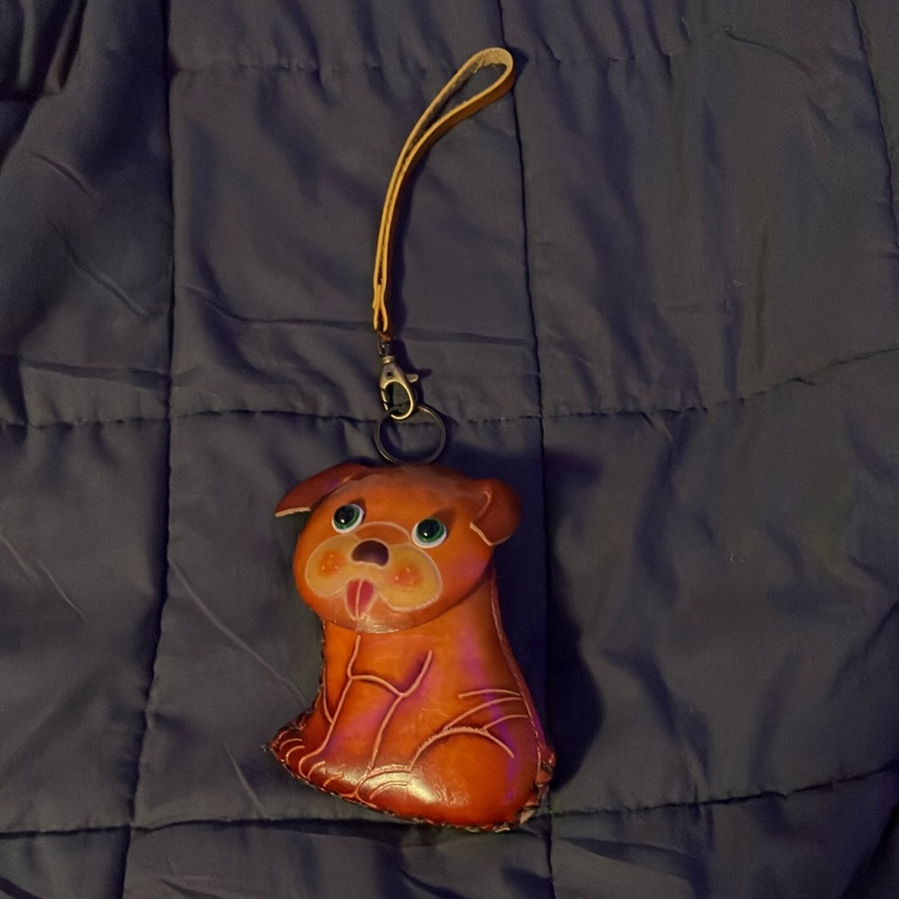 Handcrafted Leather Dog Coin Purse